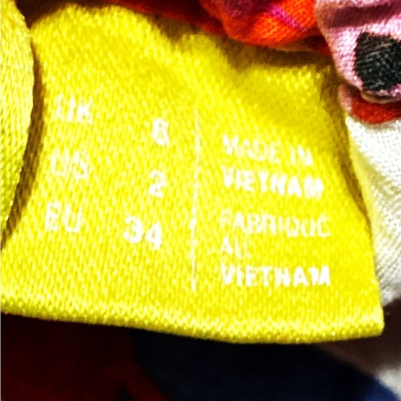 Maeve Anthropologie Colorful Halter Dress Size 2 - Picture 5 of 6